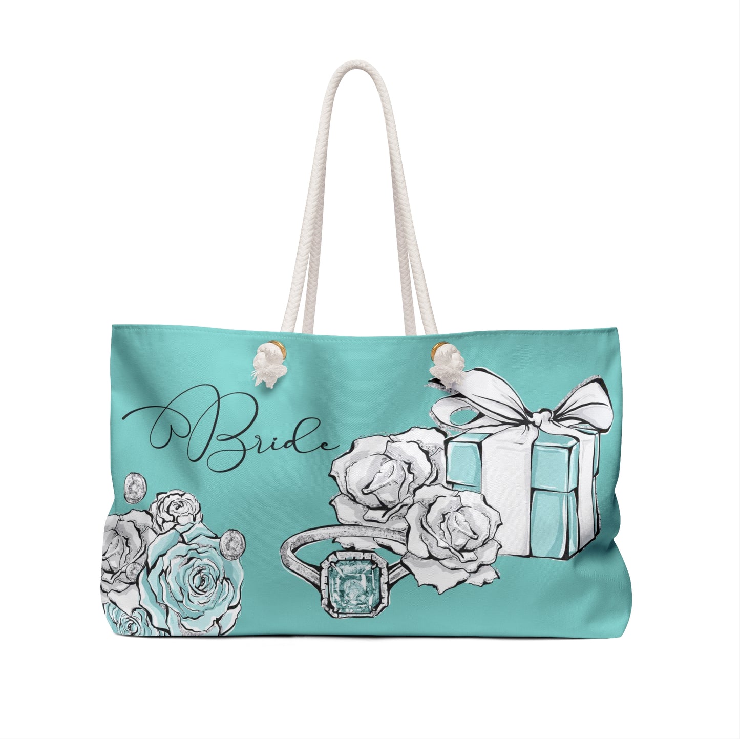 Bride Weekender Bag, Breakfast at Tiffany Tote Bag