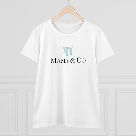 Mama & Co. Women's Mid-weight Gildan Cotton Tee