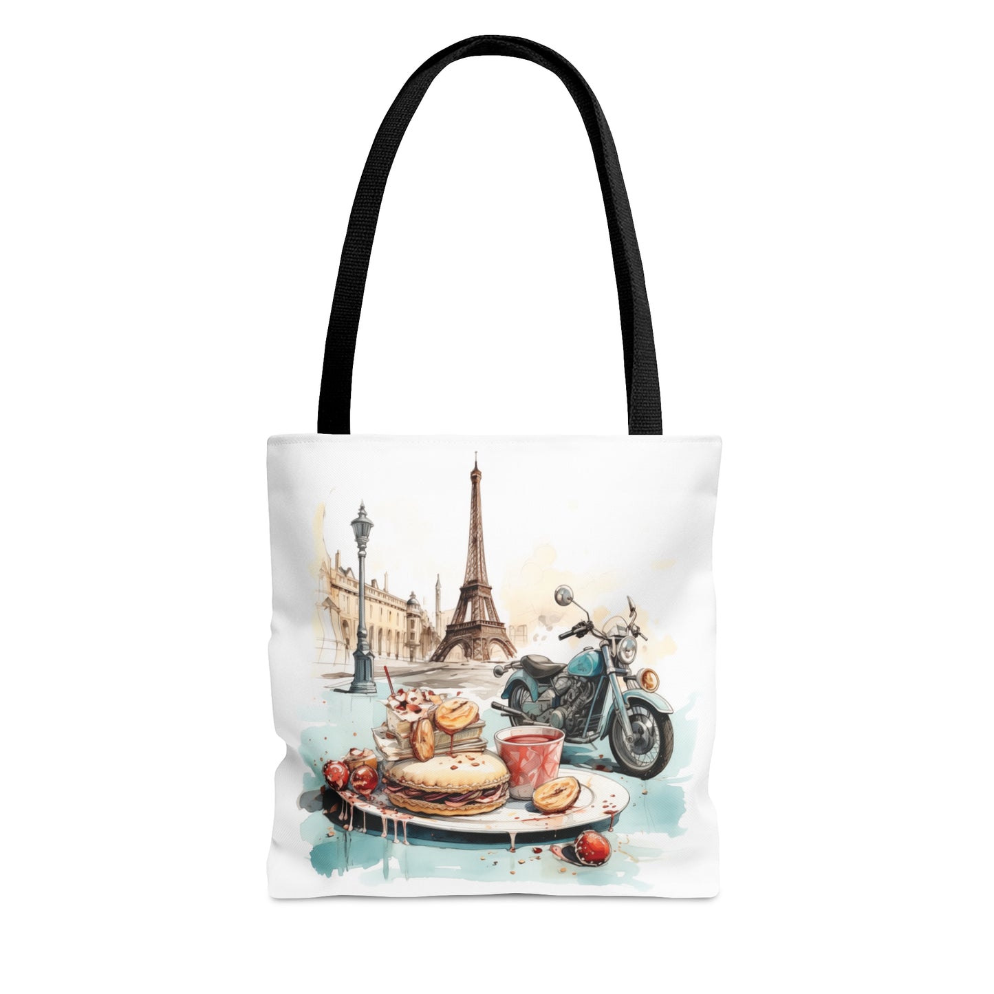 Motorcycles and Pastries in Paris Tote Bag