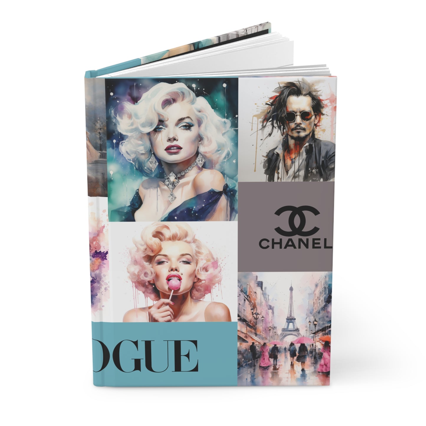 Film Music and Fashion Icon Hardcover Journal Matte