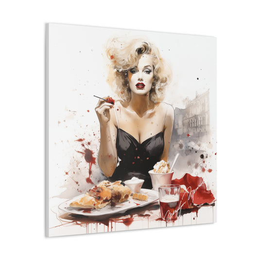 Marilyn Monroe Abstract Watercolor Canvas Gallery Wrap - 3 Sizes