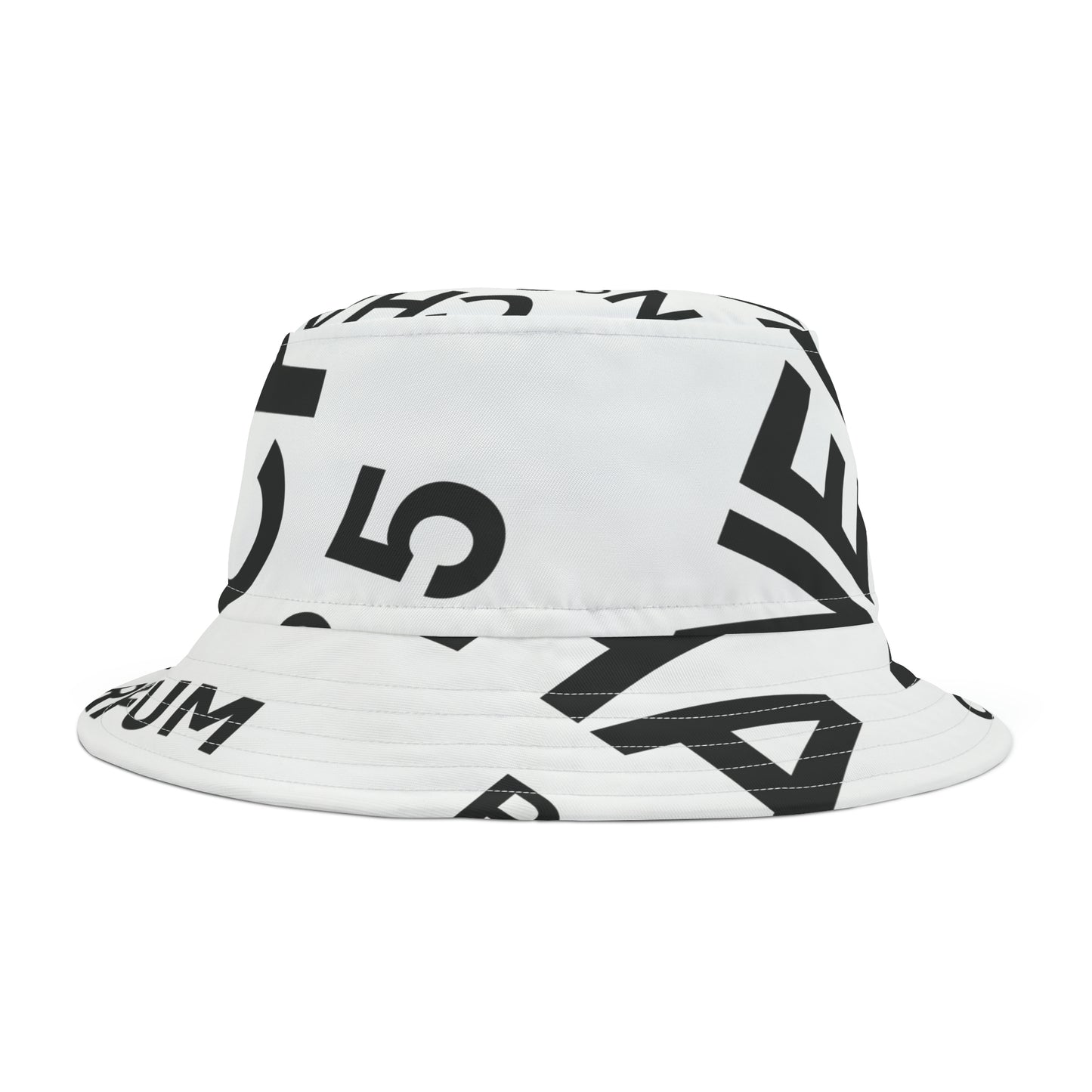 White Designer Perfume Inspired Bucket Hat