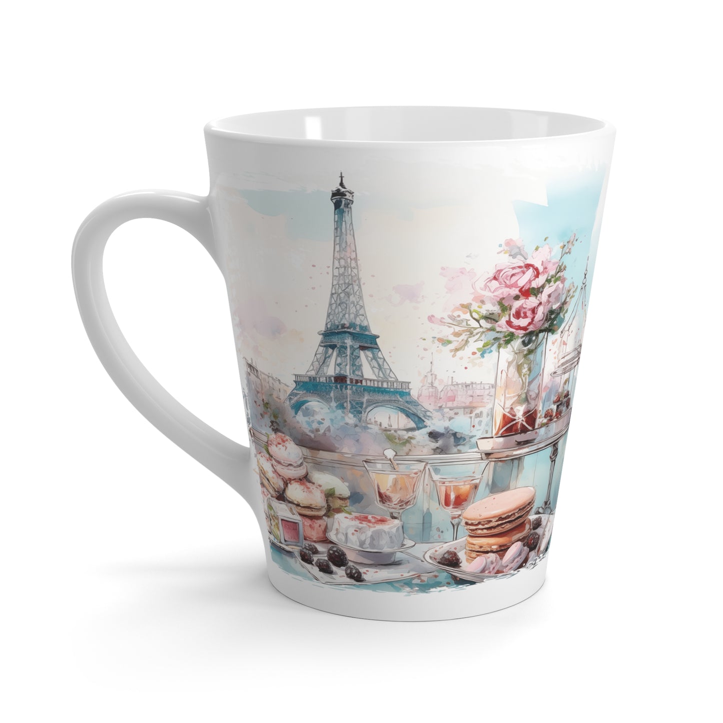 Pastries in Paris Latte Mug