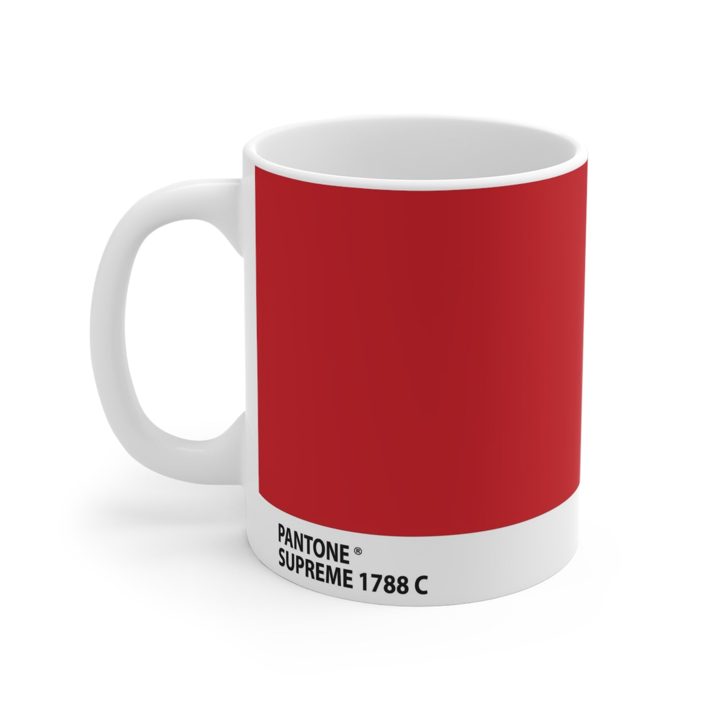 Personalized Mug 11oz - Red Color Swatch Mugs