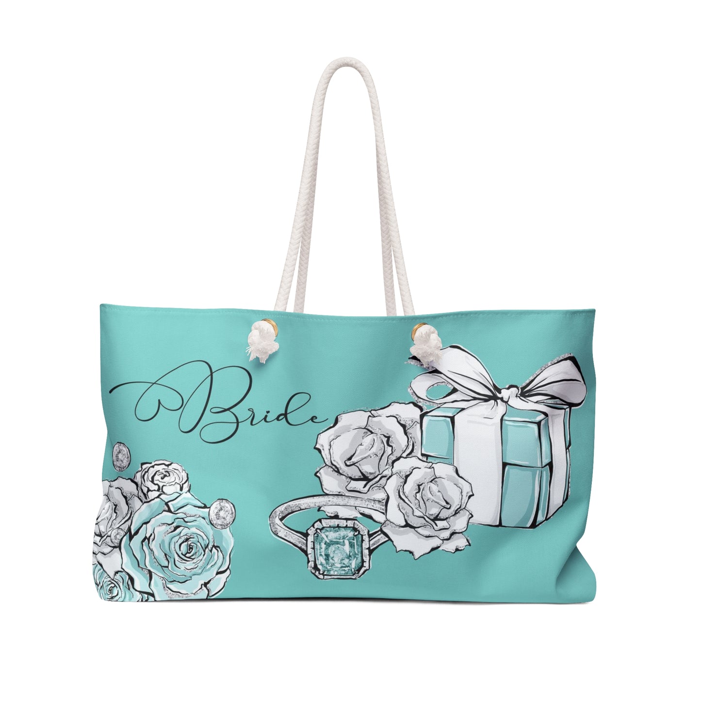 Bride Weekender Bag, Breakfast at Tiffany Tote Bag