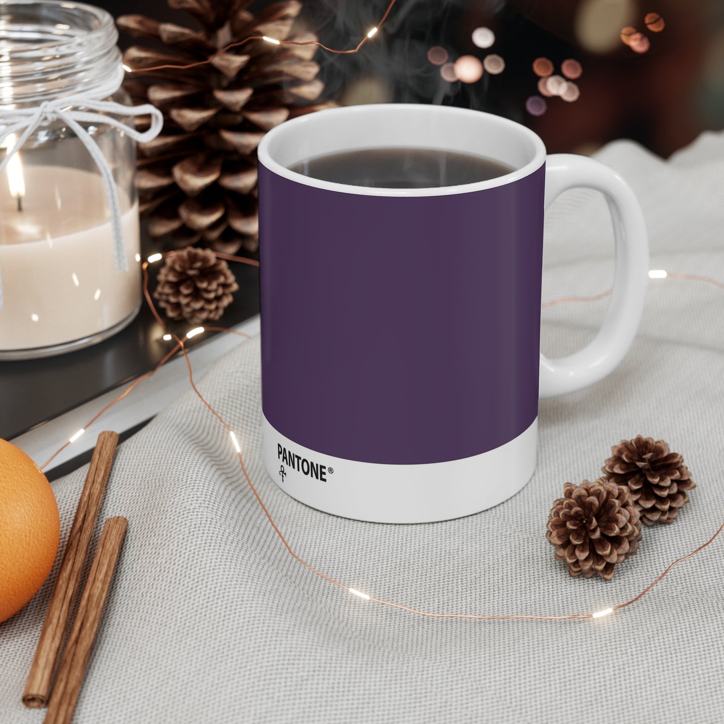 Personalized Mug 11oz - Purple Color Swatch Mugs