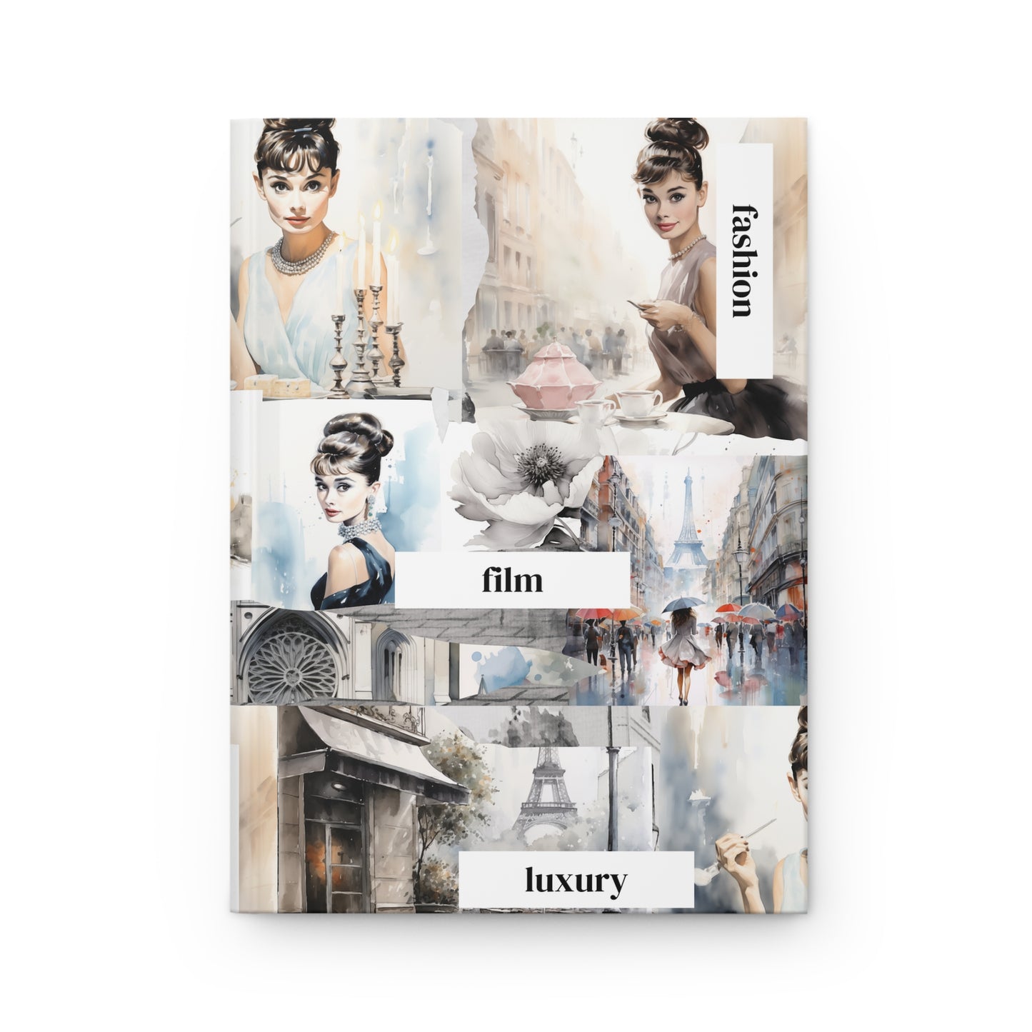 Film Fashion Luxury Travel Motivational Hardcover Journal Matte