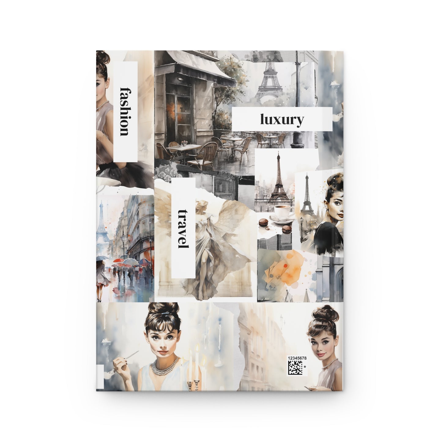 Film Fashion Luxury Travel Motivational Hardcover Journal Matte