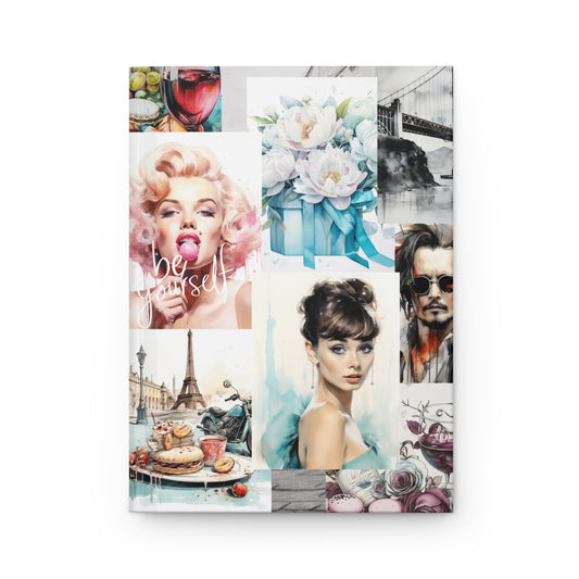 Rock and Film Icons Inspirational Hardcover Journal Matte