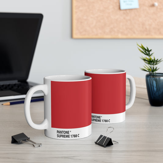 Personalized Mug 11oz - Red Color Swatch Mugs