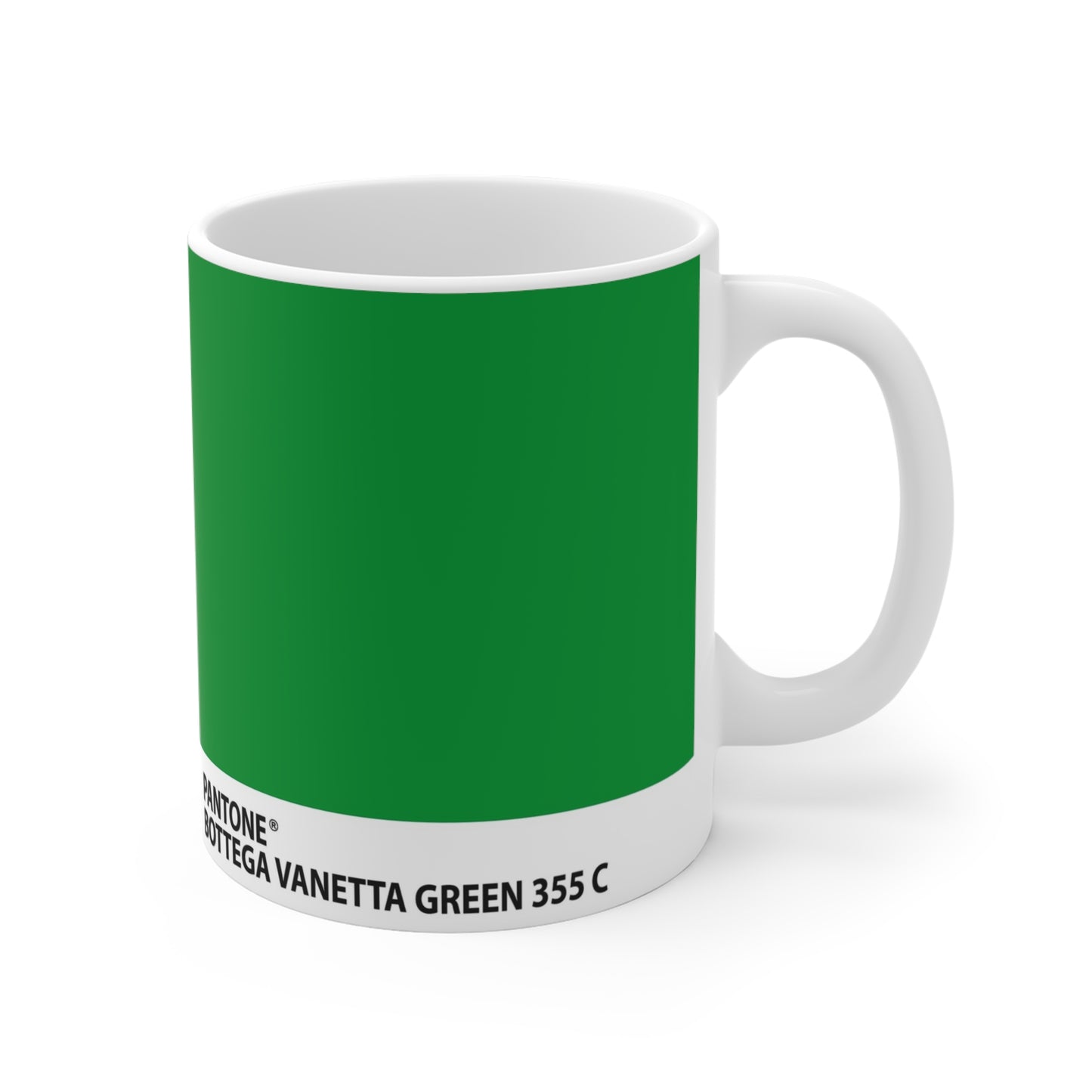 Custom Personalized Mug 11oz - Kelly Green Color Swatch Mugs