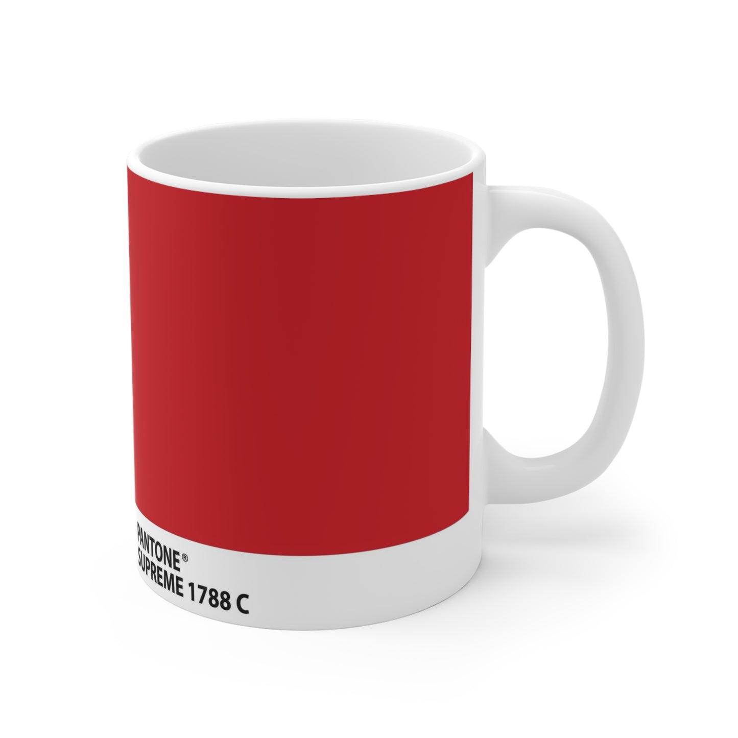 Personalized Mug 11oz - Red Color Swatch Mugs