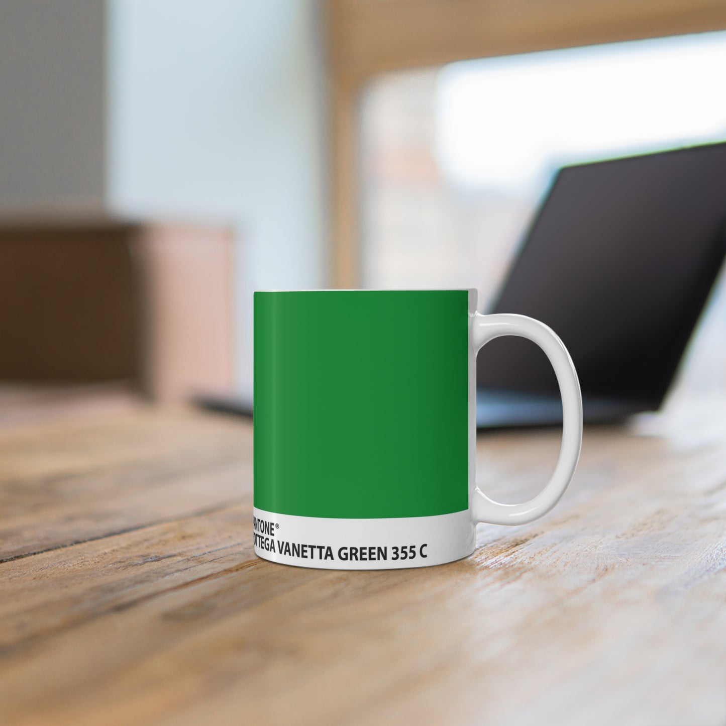 Custom Personalized Mug 11oz - Kelly Green Color Swatch Mugs