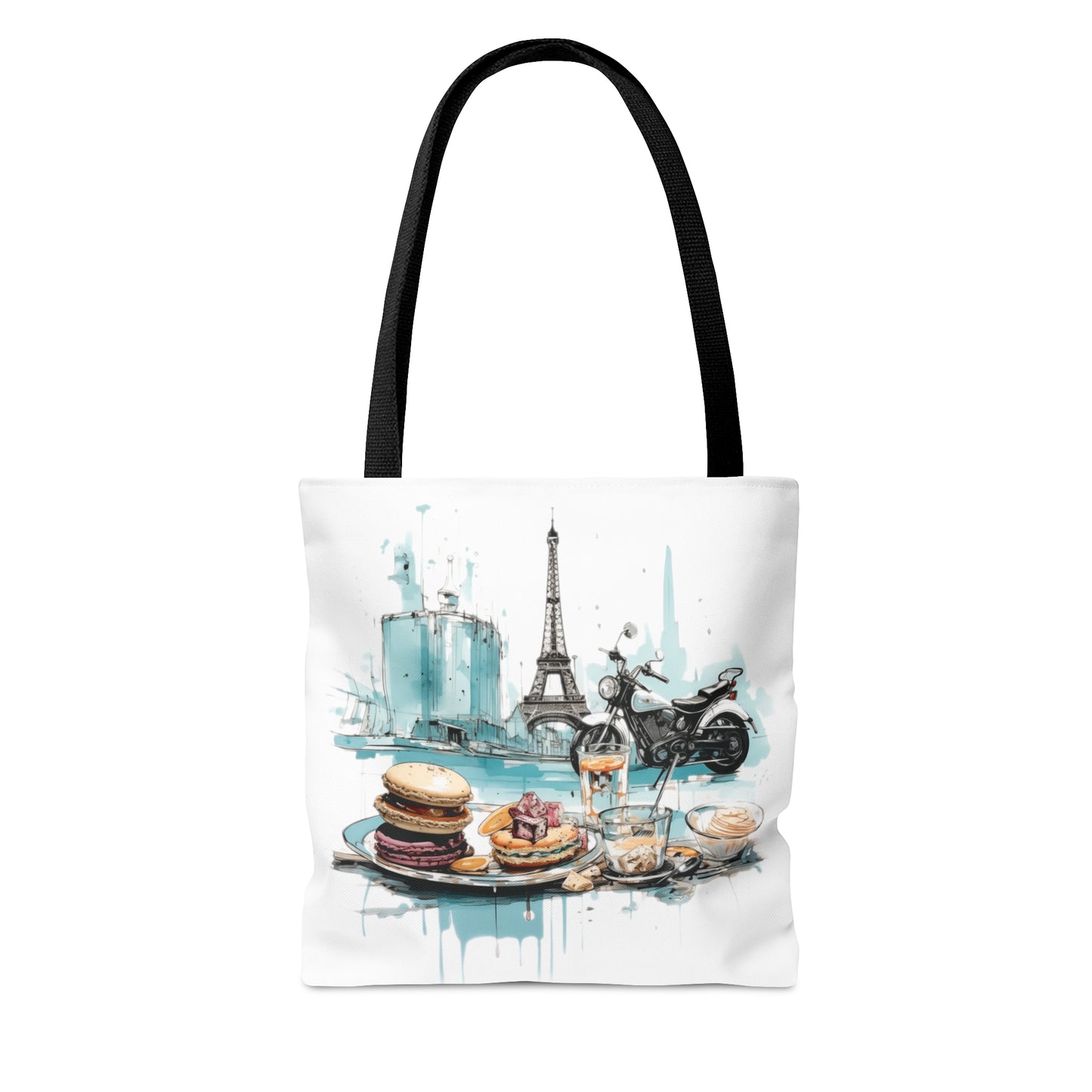 Motorcycles and Pastries in Paris Tote Bag