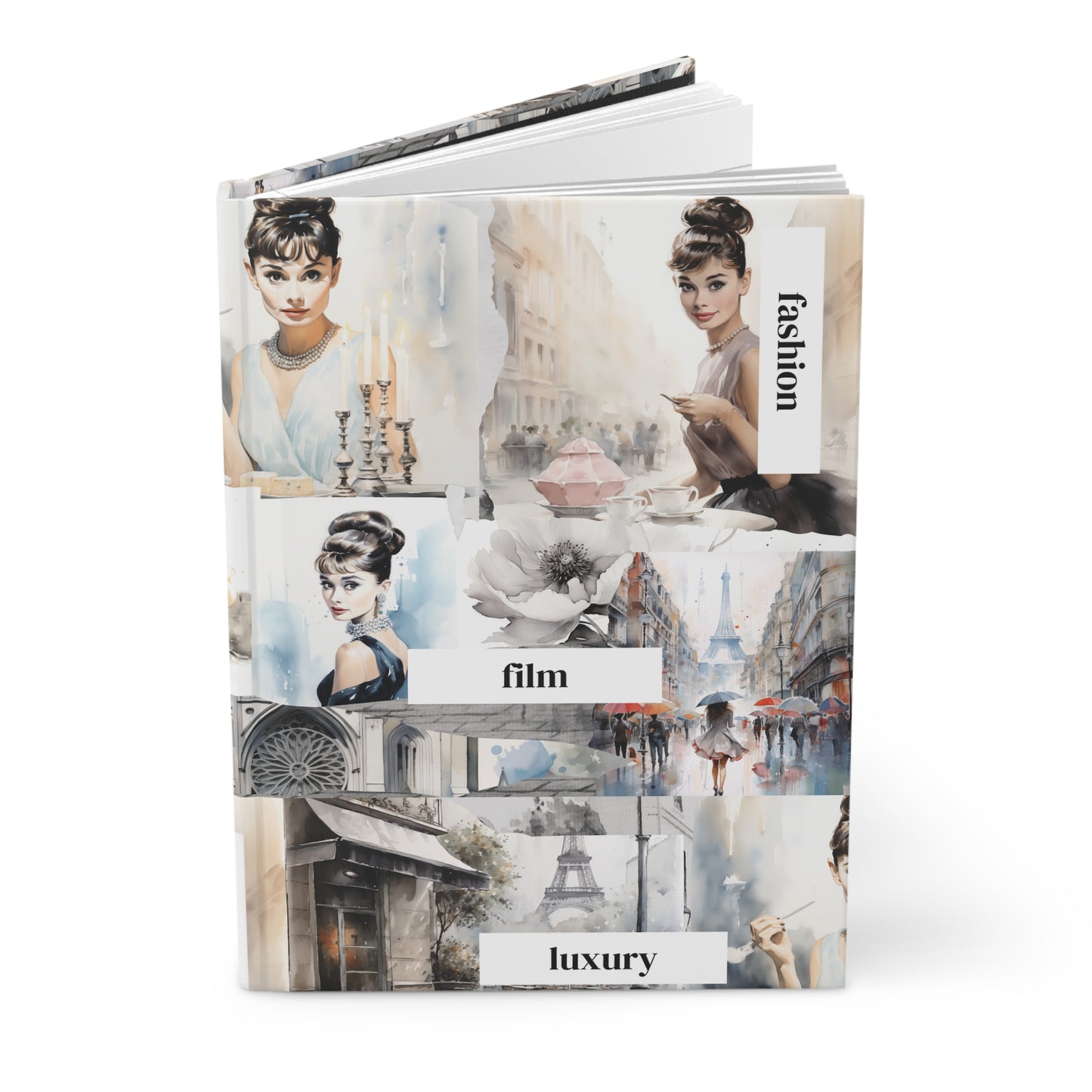 Film Fashion Luxury Travel Motivational Hardcover Journal Matte