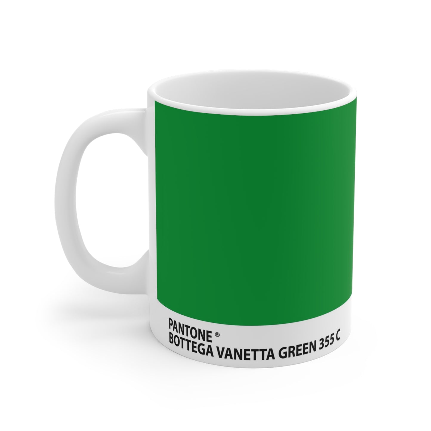 Custom Personalized Mug 11oz - Kelly Green Color Swatch Mugs