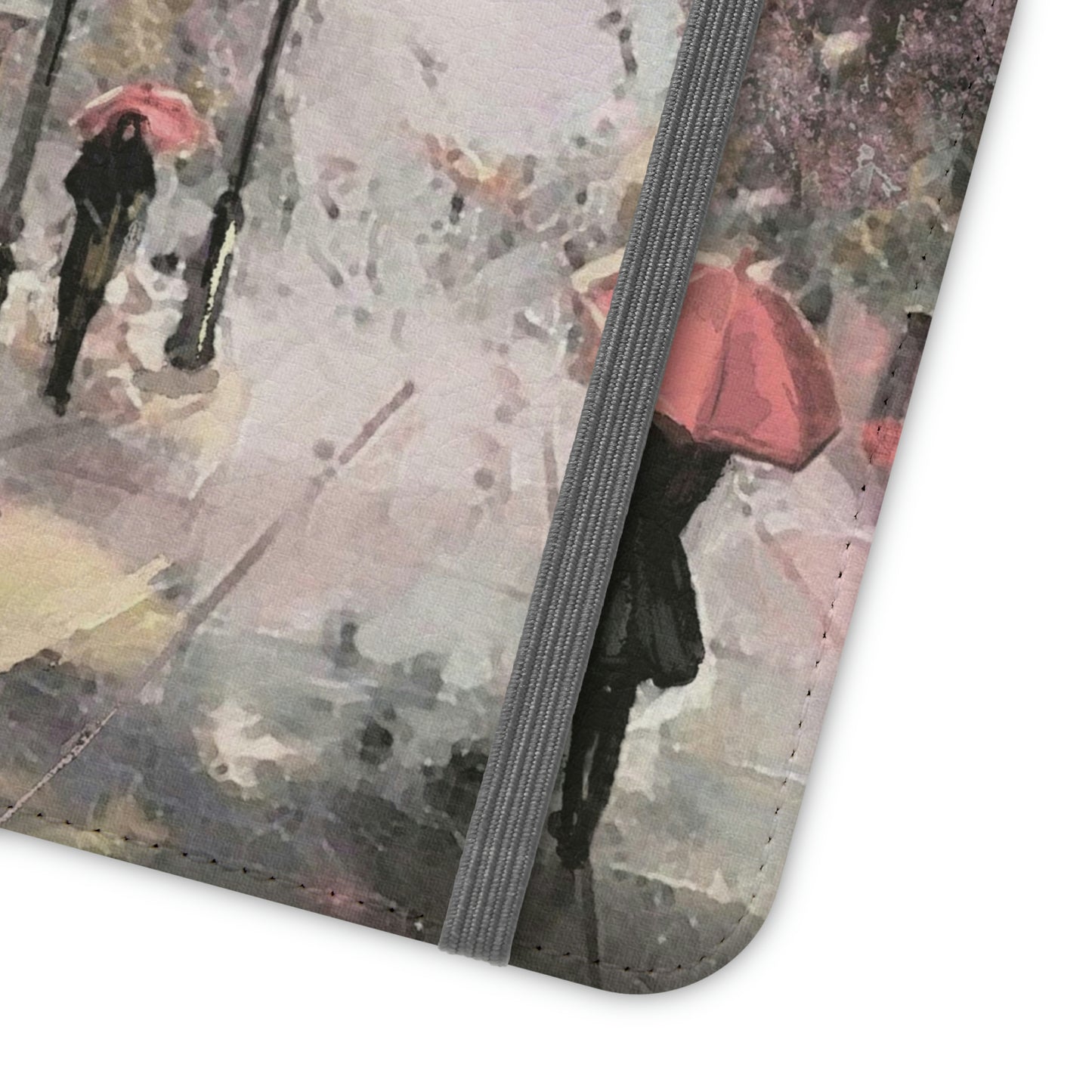 Personalized Eiffel Tower Paris Painting Phone Case, Folio Phone Case, Paris France Smart Phone Folding Case