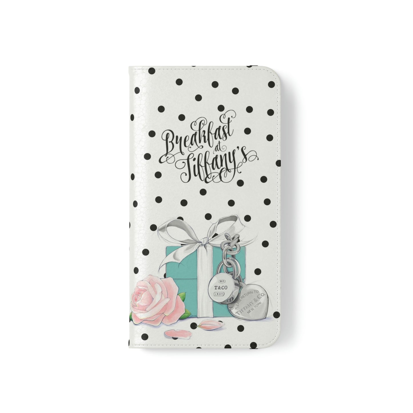 Personalized Breakfast at Tiffany Phone Case, Folio Phone Case, Breakfast at Tiffany Smart Phone Folding Case