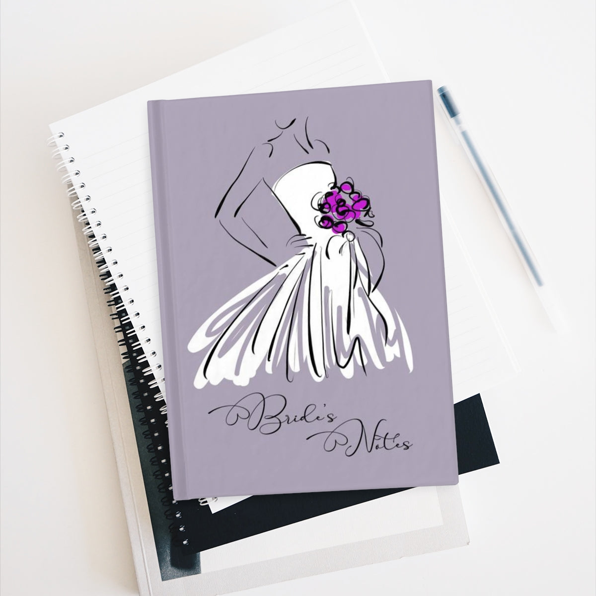 Bride's Notes Journal - Lavender