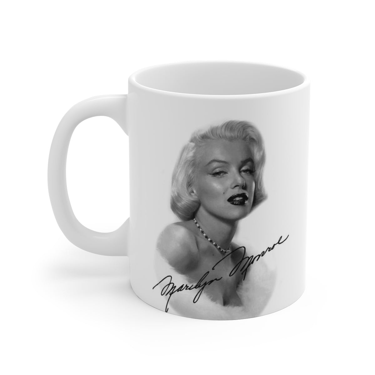 Marilyn Monroe Mug Mug 11oz - Autograph White