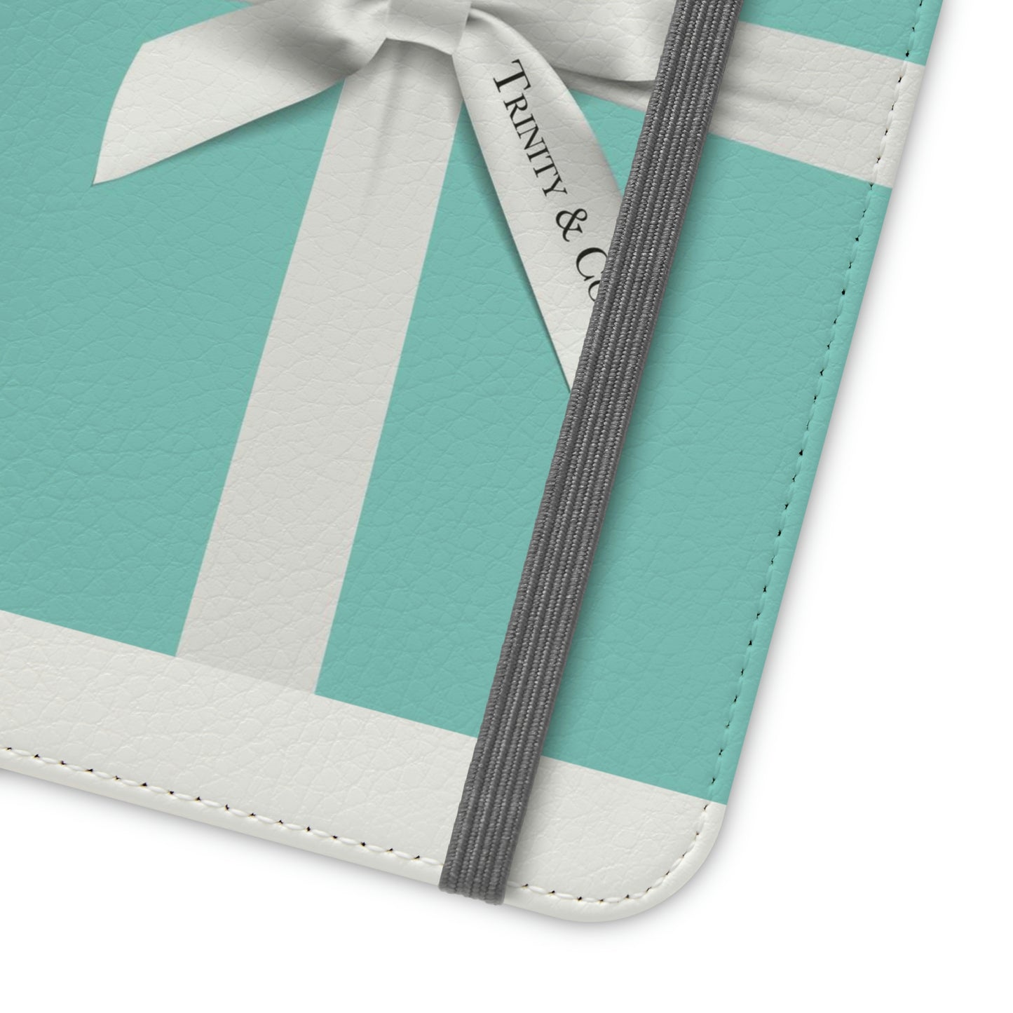 Little Blue Box Phone Case, Custom Personalized Folio Phone Case, Smart Phone Folding Case, Breakfast at Tiffany Inspired Phone Case