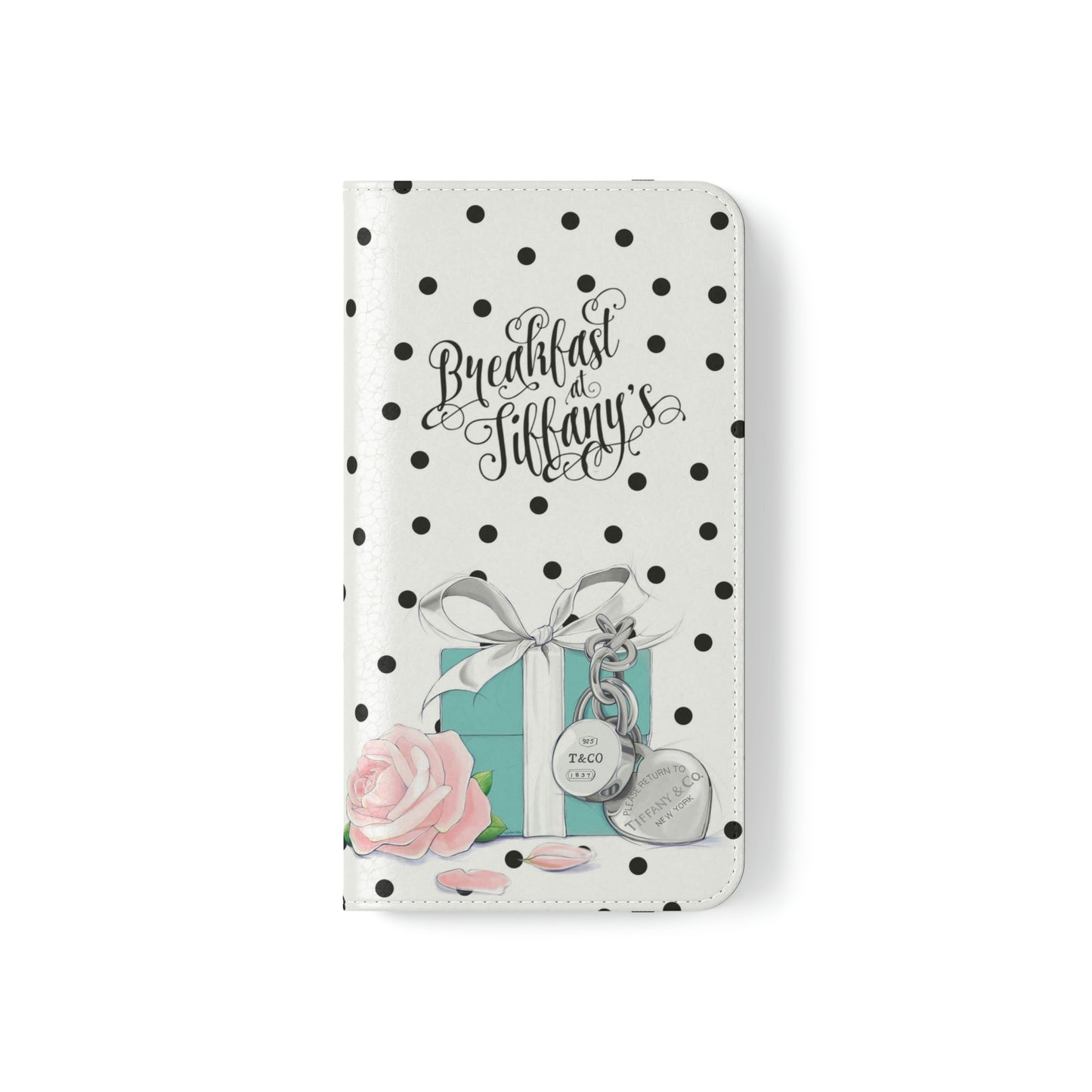 Personalized Breakfast at Tiffany Phone Case, Folio Phone Case, Breakfast at Tiffany Smart Phone Folding Case