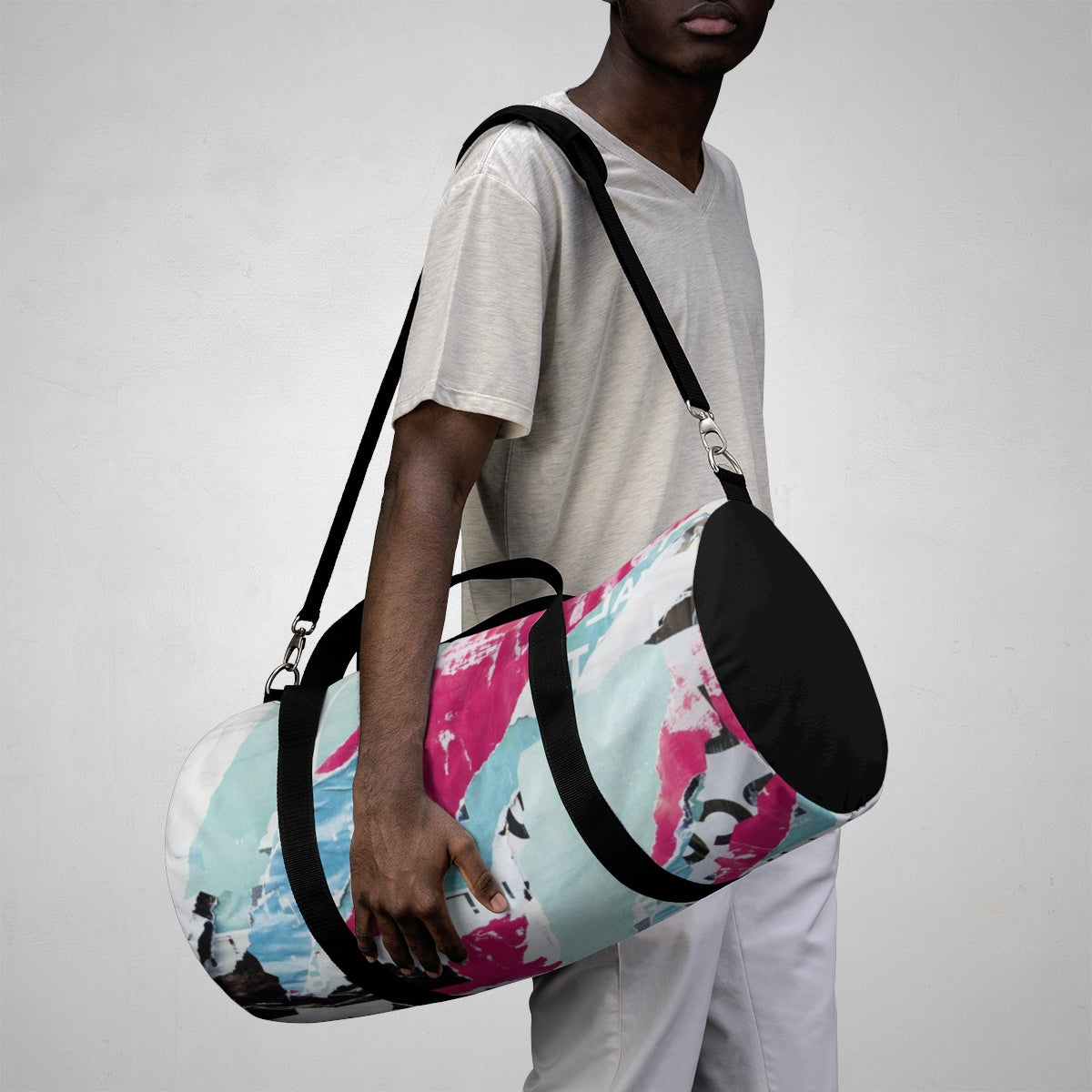 Abstract Duffel Bag - Ripped Poster