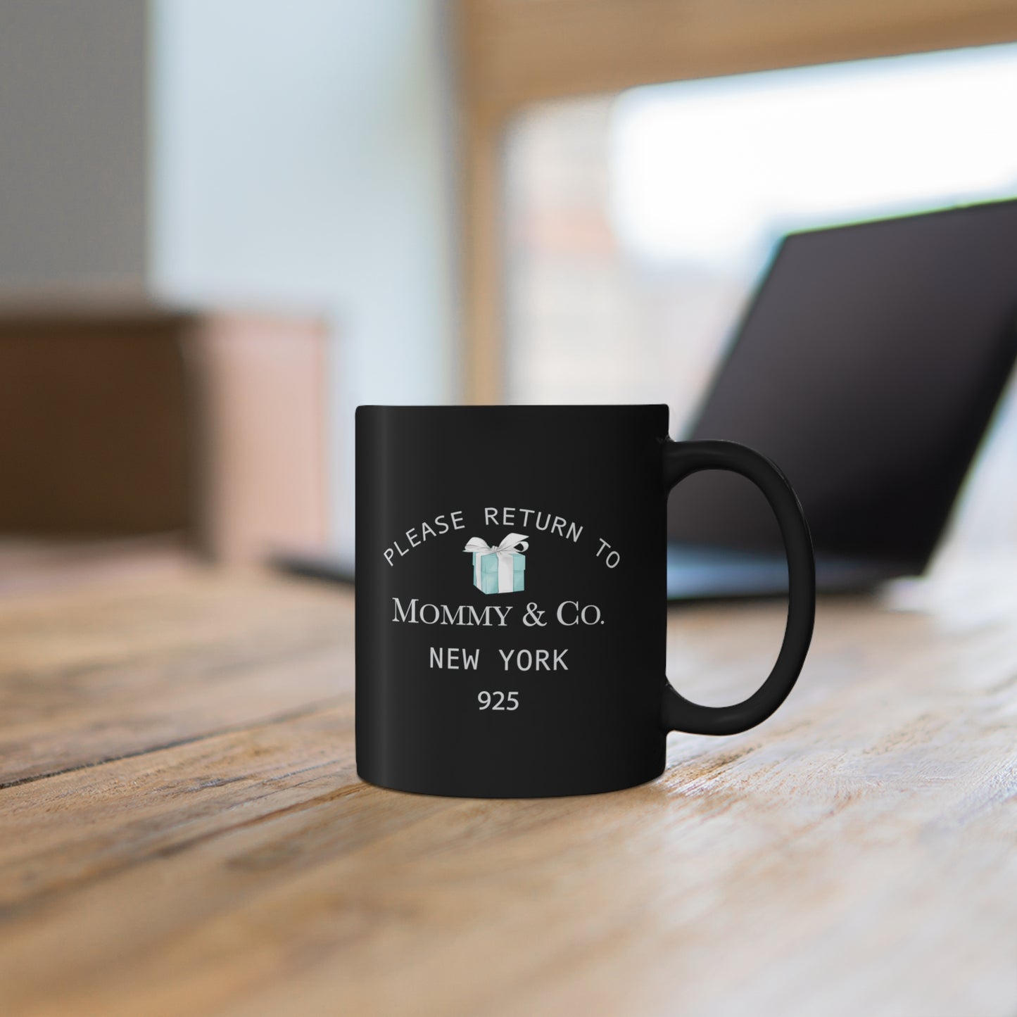 Please Return to Me Mug - 11oz Black Mug - Breakfast at Tiffany Inspired - Mommy and Co.