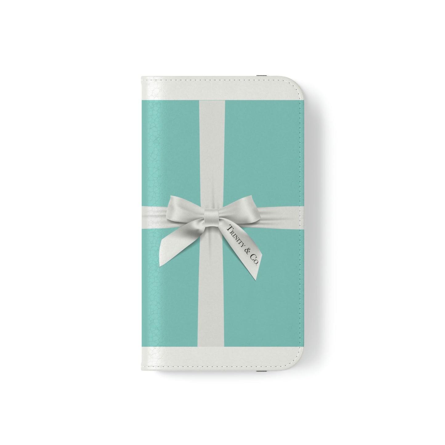 Little Blue Box Phone Case, Custom Personalized Folio Phone Case, Smart Phone Folding Case, Breakfast at Tiffany Inspired Phone Case