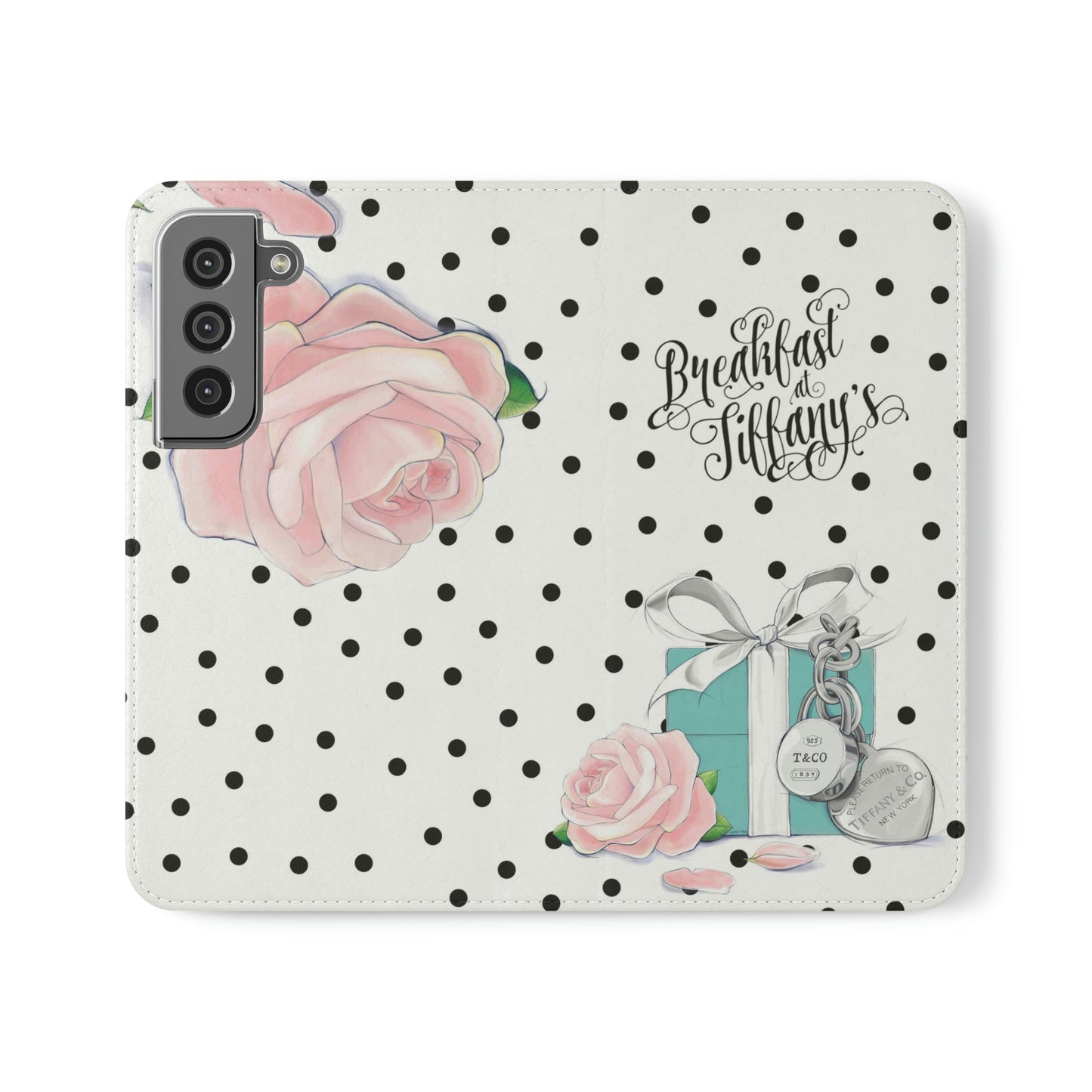 Personalized Breakfast at Tiffany Phone Case, Folio Phone Case, Breakfast at Tiffany Smart Phone Folding Case