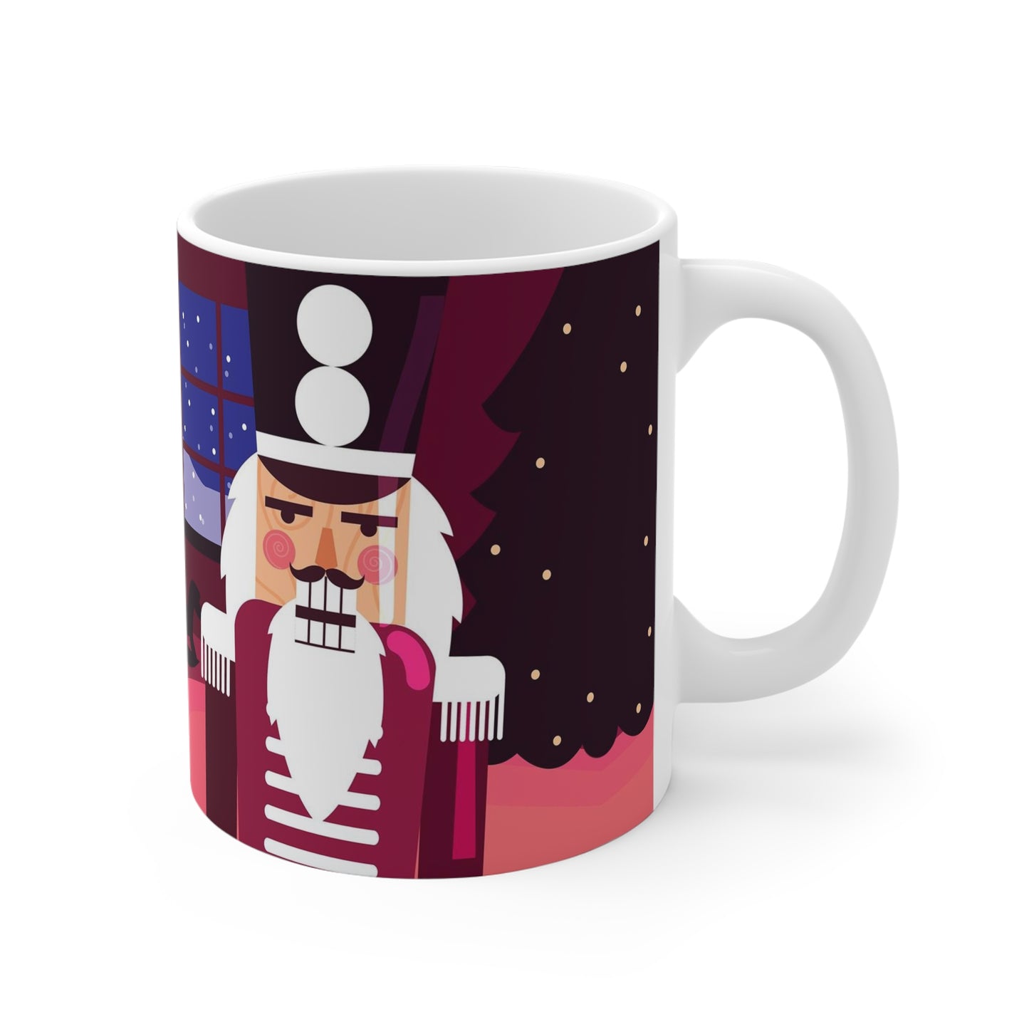 Nutcracker Mug 11oz - Modern Retro Nutcracker Ballet Mug