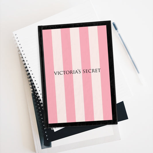 Personalized Journal - Secret Pink Stripe