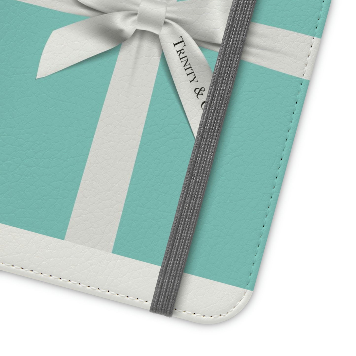 Little Blue Box Phone Case, Custom Personalized Folio Phone Case, Smart Phone Folding Case, Breakfast at Tiffany Inspired Phone Case