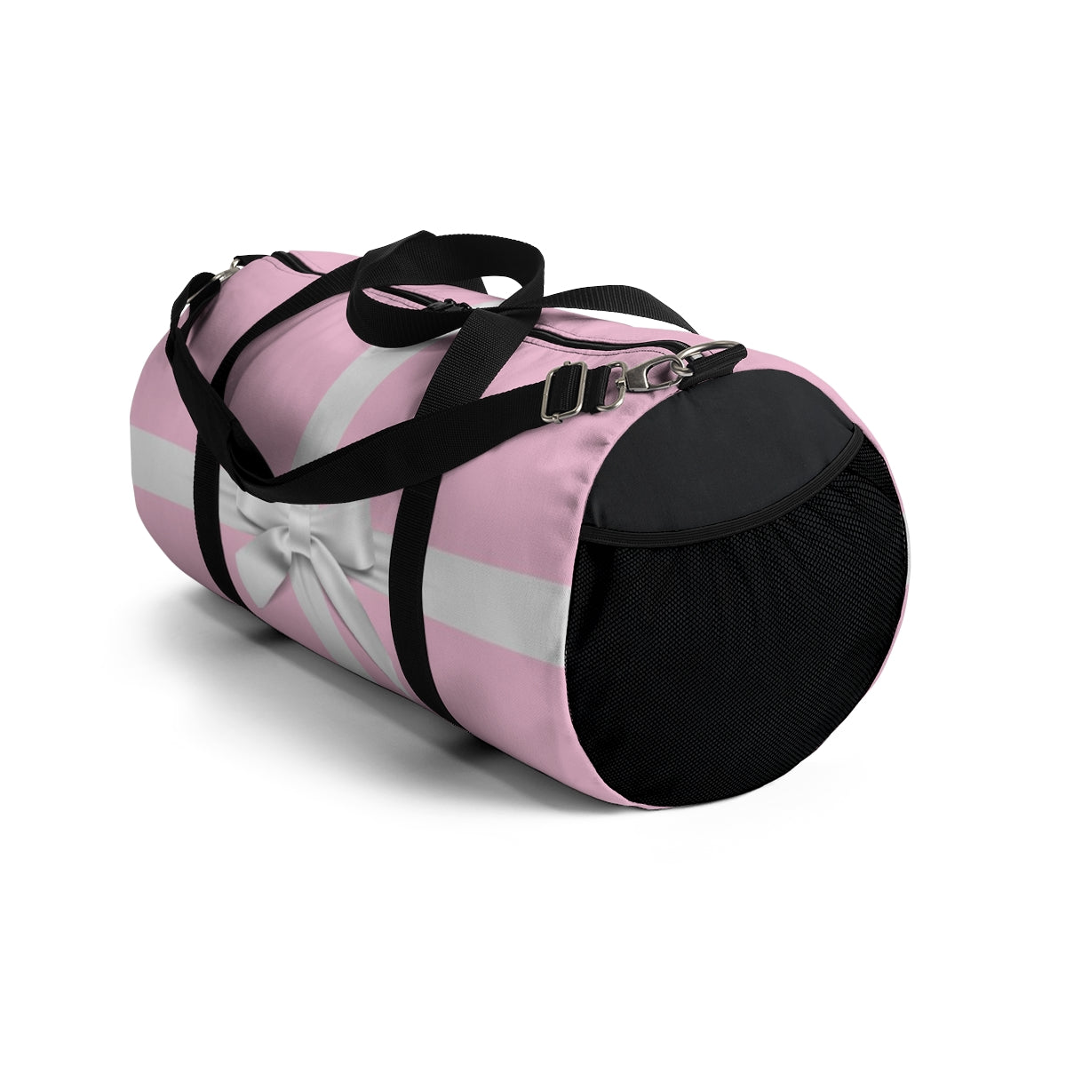 Personalized Little Pink Box Duffel Bag - White Bow