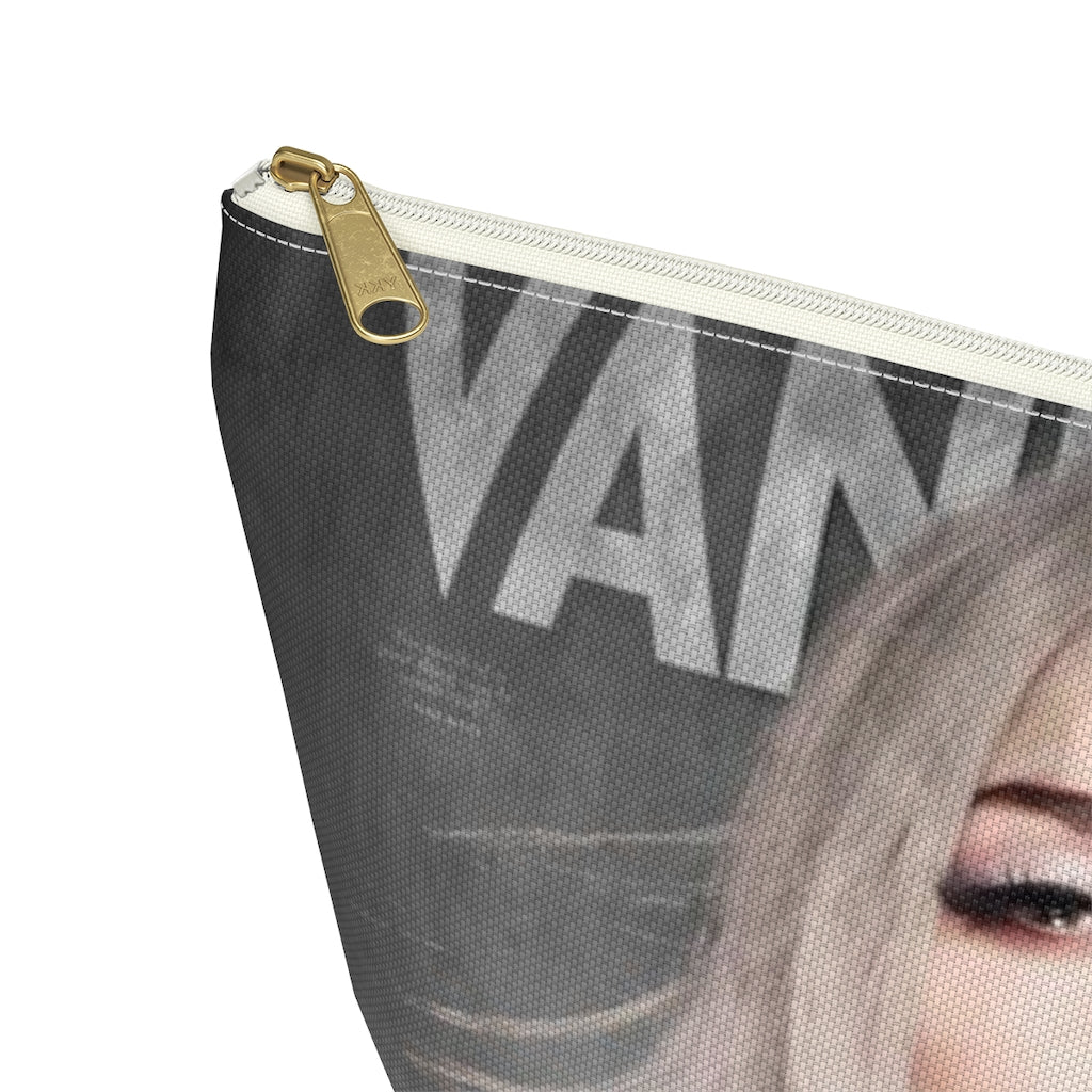 Lady Gaga Cosmetic Pouch w T-bottom, Accessory Pouch, Vanity Fair