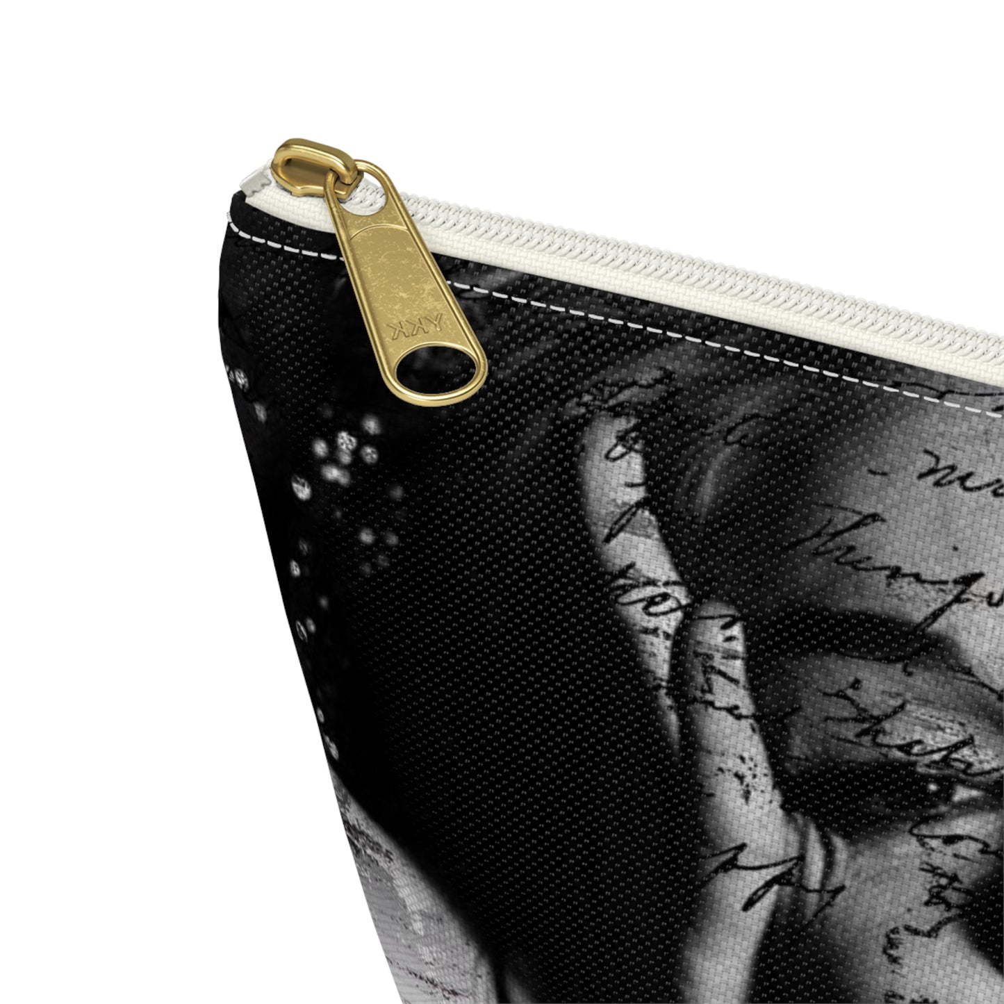 Lindsay Lohan Cosmetic Pouch w T-bottom, Accessory Pouch - Lindsay Lohan as Marilyn Monroe Abstract Makeup Bag