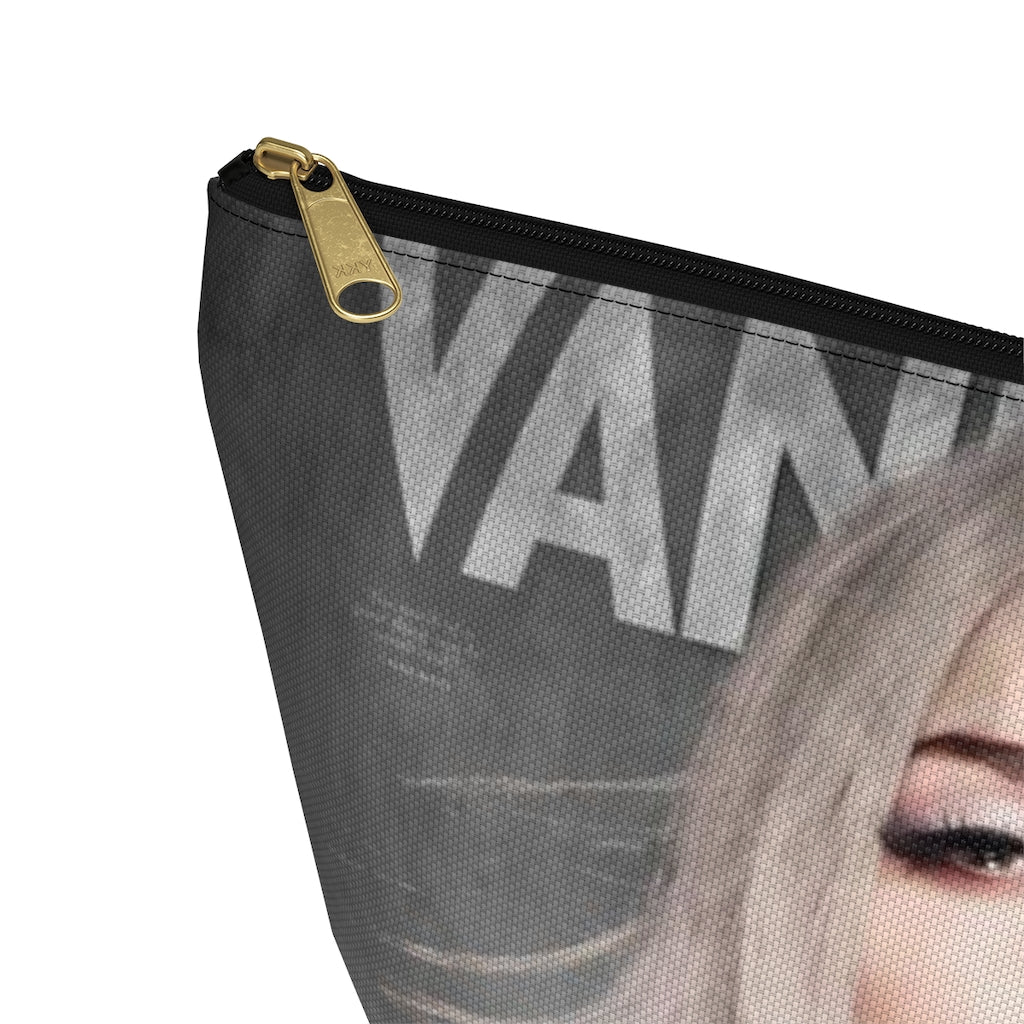 Lady Gaga Cosmetic Pouch w T-bottom, Accessory Pouch, Vanity Fair