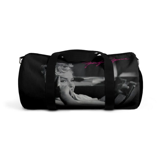 Marilyn Monroe Duffel Bag - Hot Pink Autograph