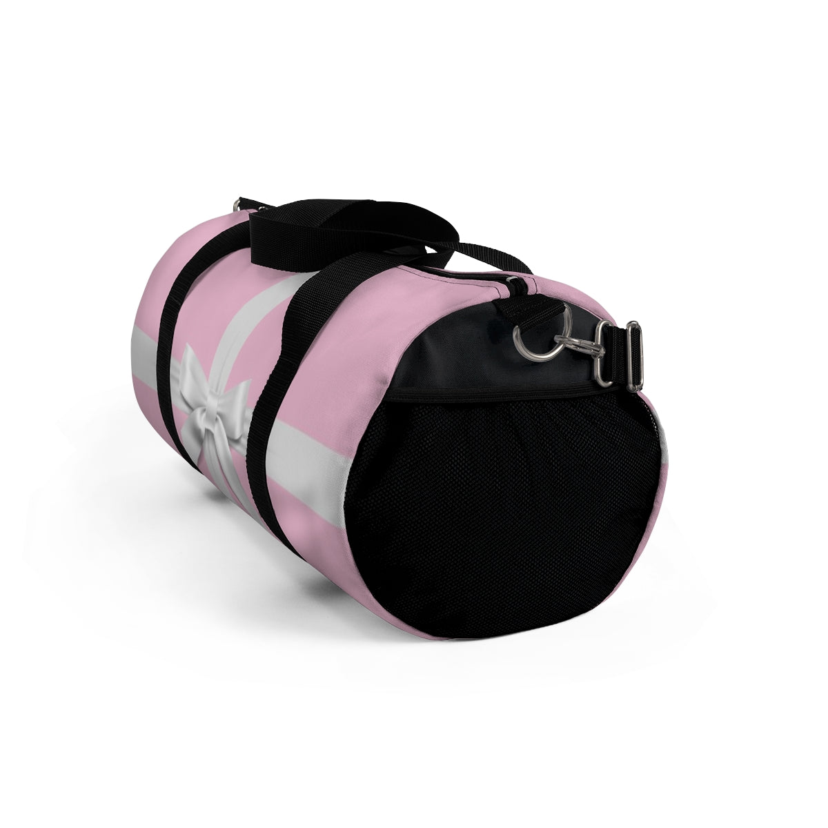 Personalized Little Pink Box Duffel Bag - White Bow