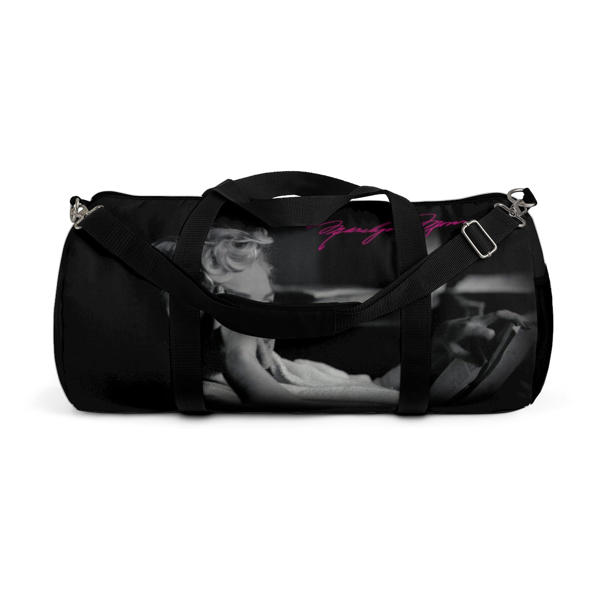 Marilyn Monroe Duffel Bag - Hot Pink Autograph