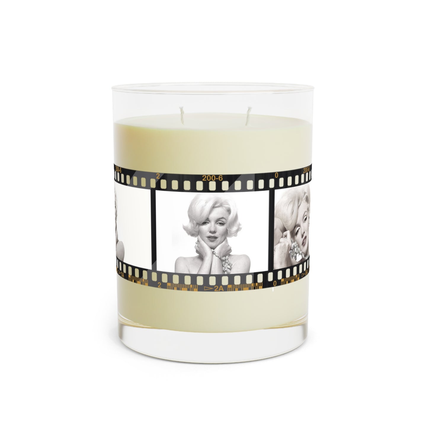 Marilyn Monroe Scented Candle - Full Glass, 11oz - Marilyn on Film