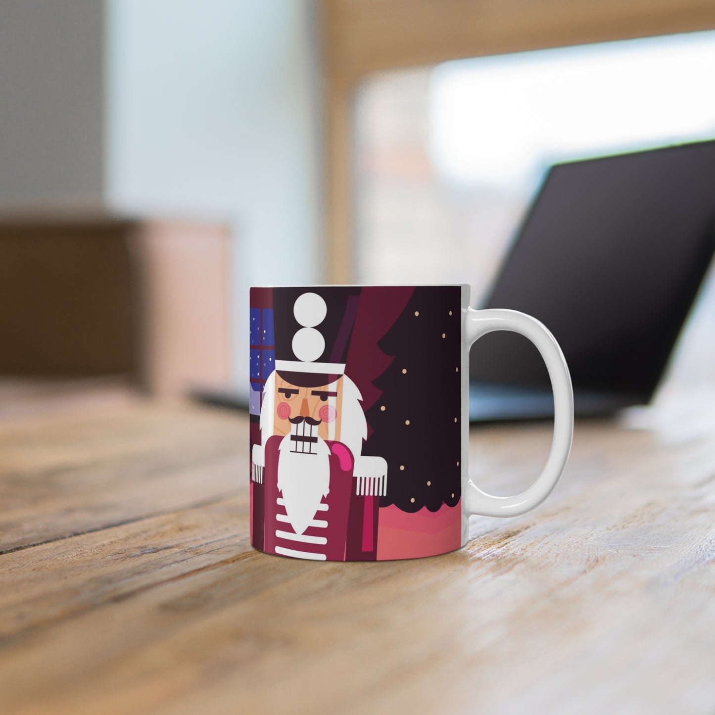 Nutcracker Mug 11oz - Modern Retro Nutcracker Ballet Mug