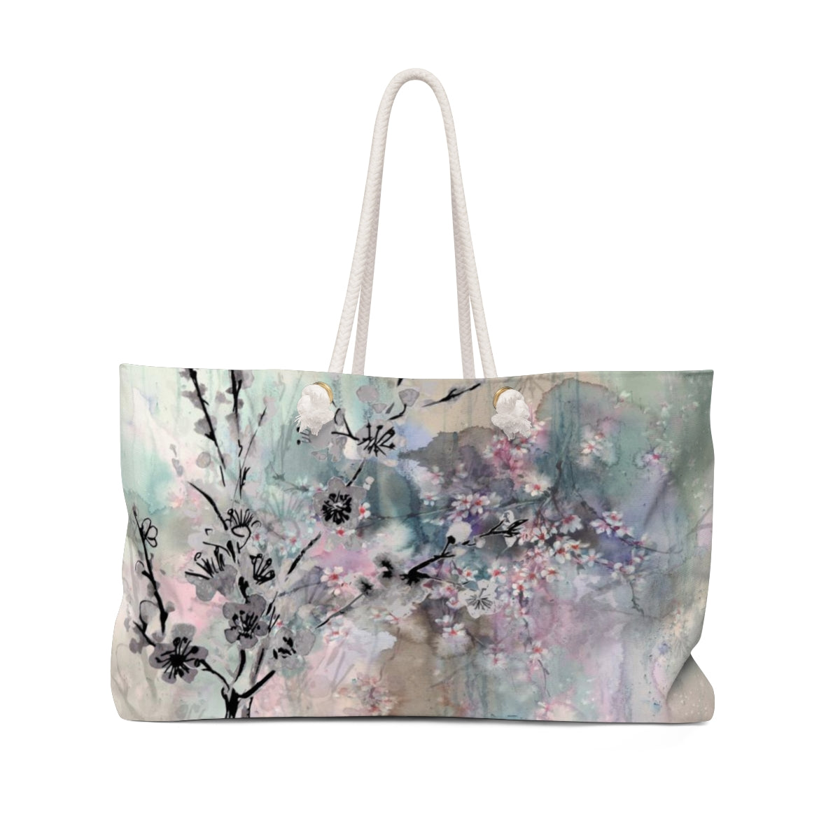 Sakura Weekender Bag - Watercolor Cherry Blossom