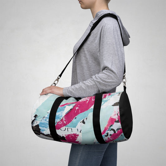 Abstract Duffel Bag - Ripped Poster