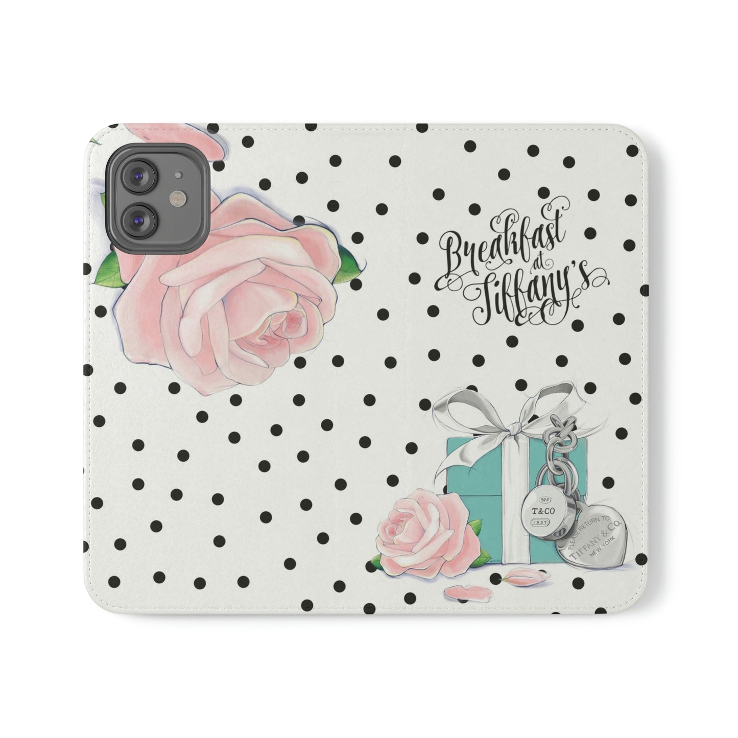 Personalized Breakfast at Tiffany Phone Case, Folio Phone Case, Breakfast at Tiffany Smart Phone Folding Case