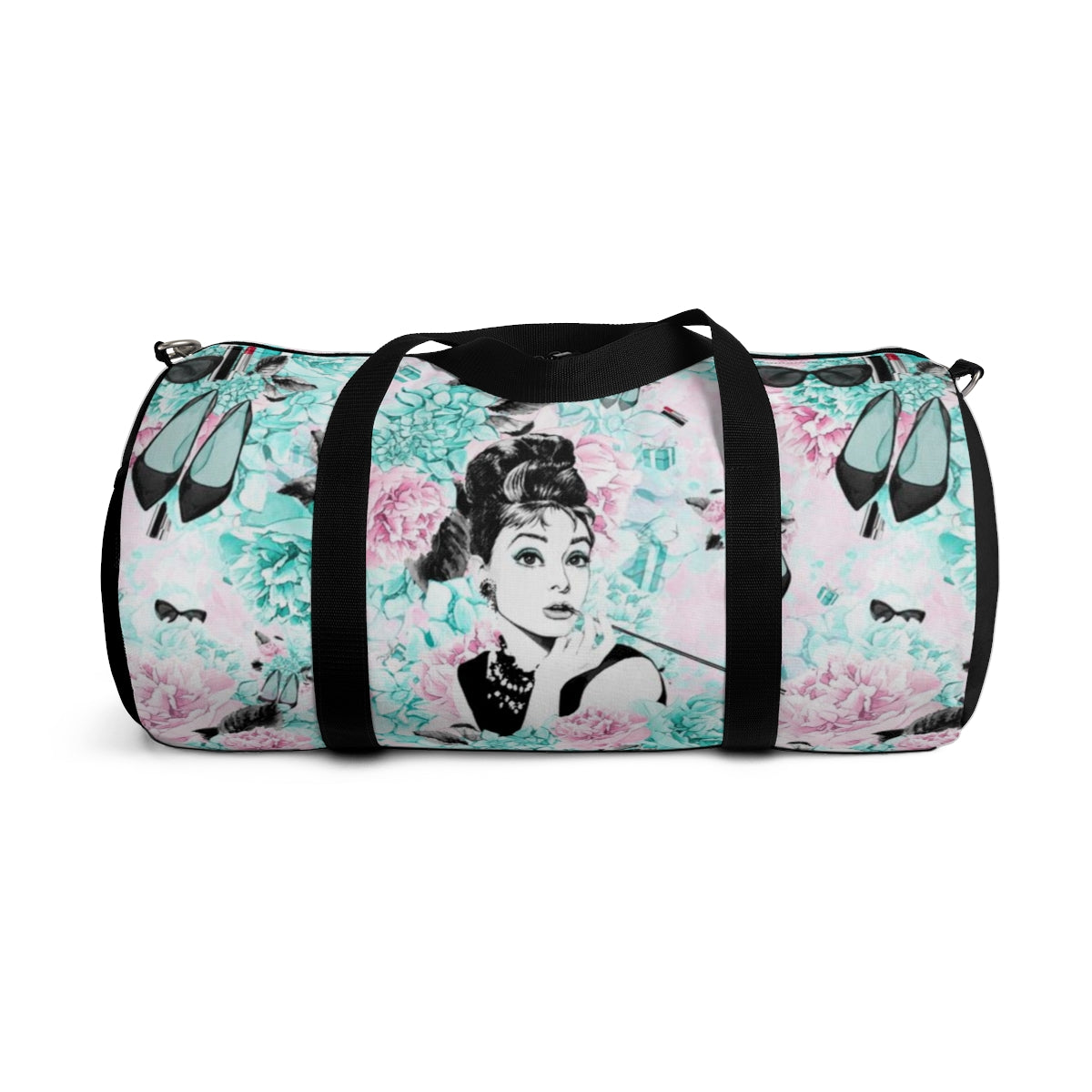 Personalized Breakfast at Tiffany Duffel Bag - Audrey Hepburn