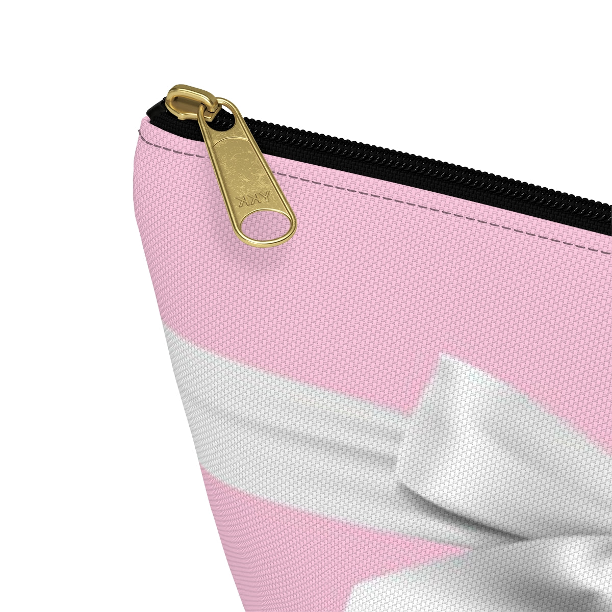 Little Pink Box Cosmetic Pouch w T-bottom, Accessory Pouch