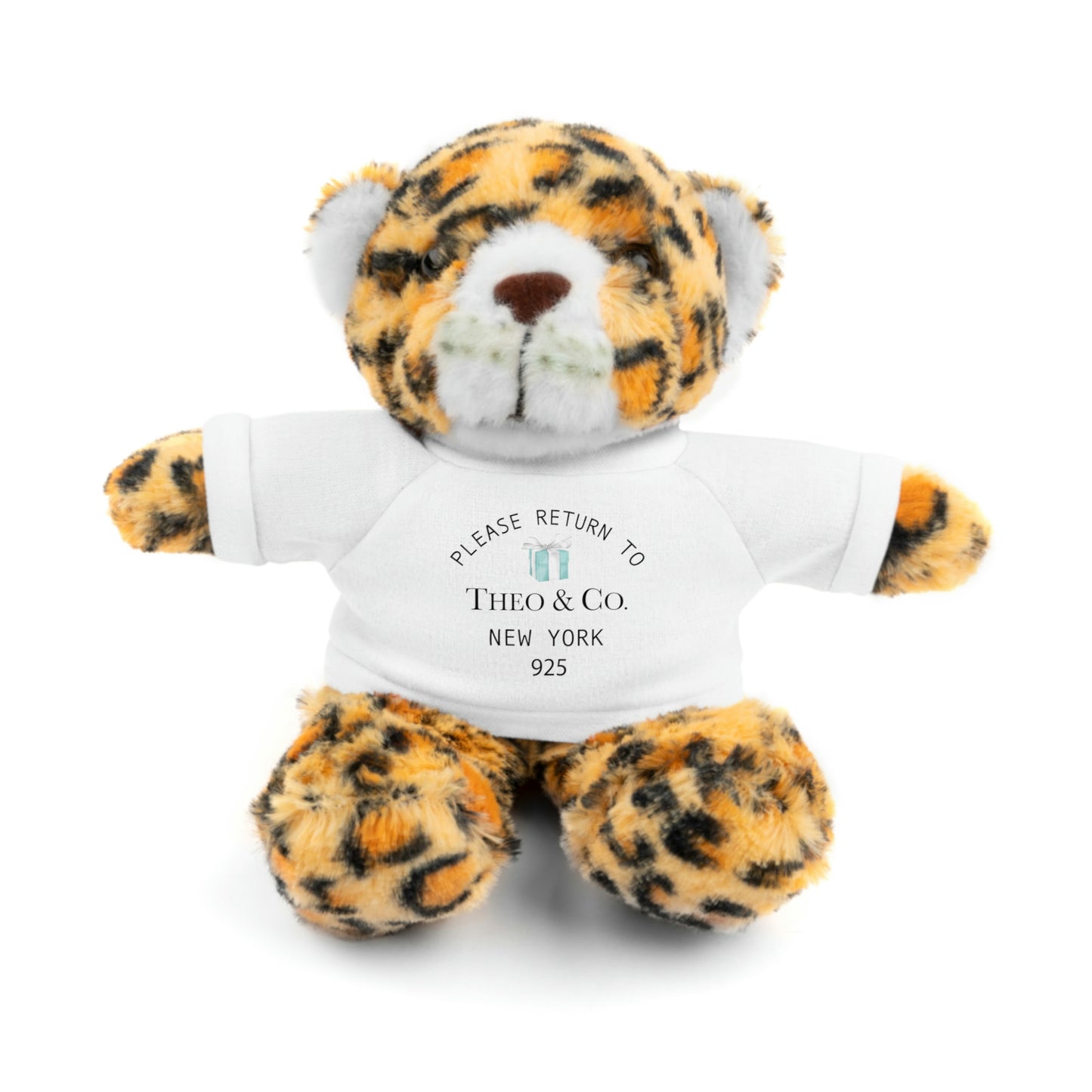 Please Return to Me - Stuffed Animals with Custom Tee - Breakfast at Tiffany Name & Co.