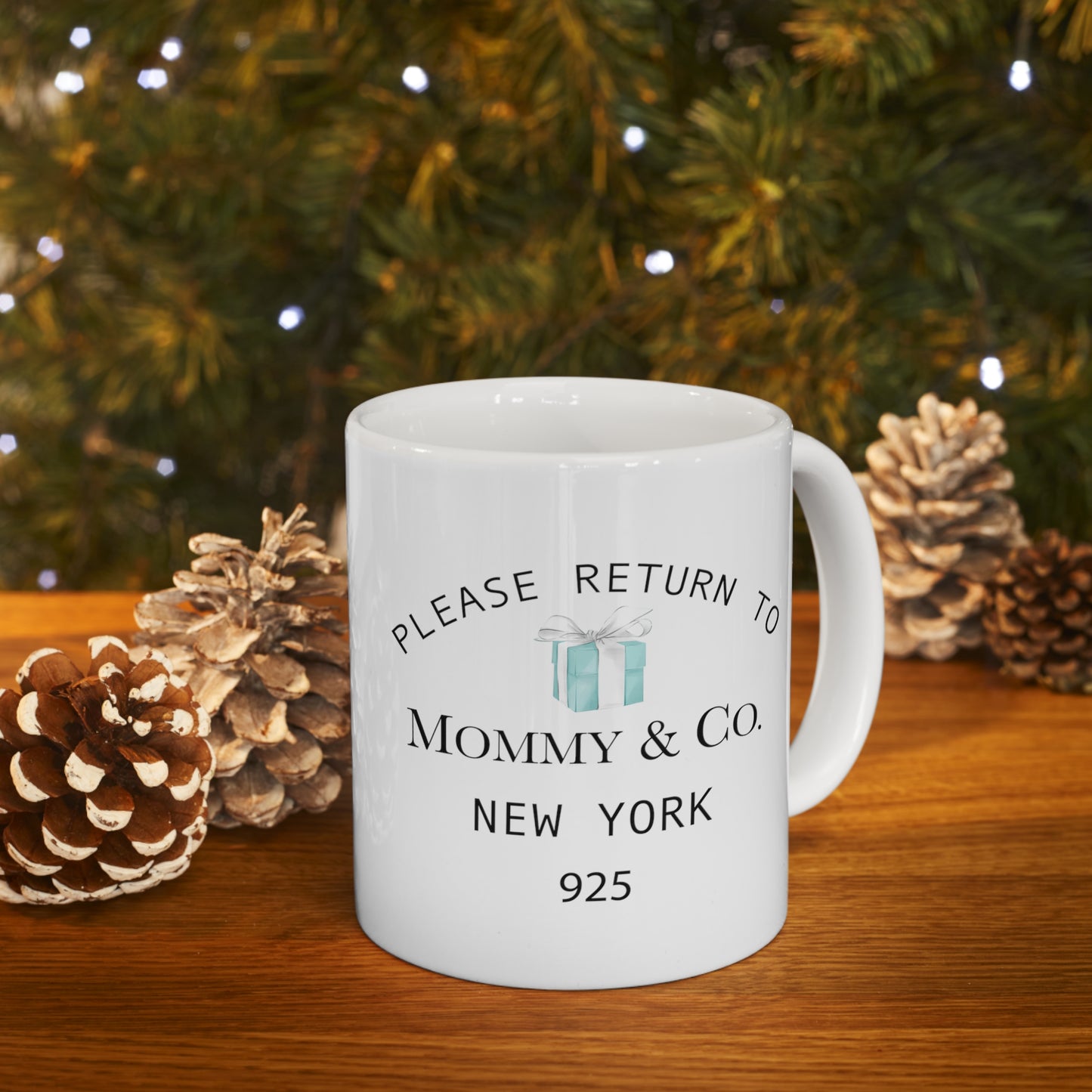 Please Return to Me Mug - 11oz White Mug - Breakfast at Tiffany Inspired - Mommy and Co.