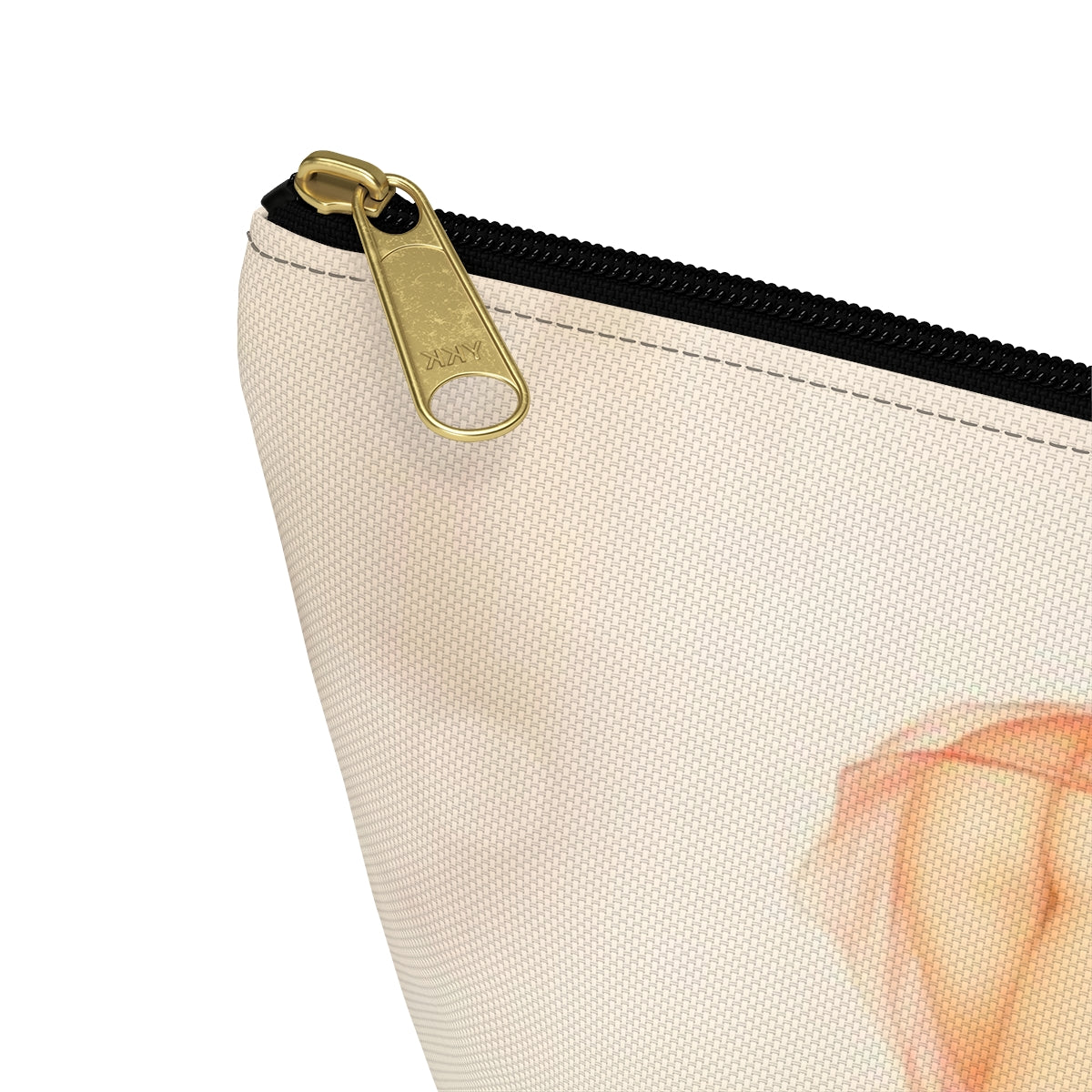 Pinup Girl Cosmetic Pouch w T-bottom, Accessory Pouch - Being Yourself is the Prettiest Thing You Can Be